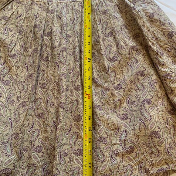 George by Mark Eisen lined paisley knee length skirt size 6 - Picture 8 of 9